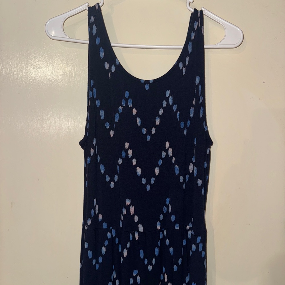 Merona Blue Sleeveless Tank Top maxi dress